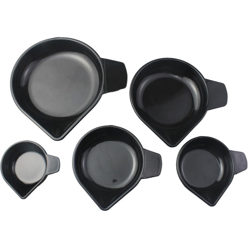 FDXGYH 5 Pcs Plastic Weighing Dishes with Narrow Spout for Food and Laboratory Supplies