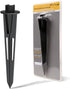 Malibu Landscape Lighting Stake, Metal Outdoor Sturdy Solid Ground Spike for Flood Light Pathway Light