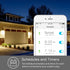 Kasa Outdoor Smart Dimmer Plug, IP64, Compatible with Alexa and Google Assistant, Long Wi-Fi Range