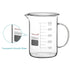 stonylab 500 ml Glass Beaker with Handle, Borosilicate Graduated Low Form Griffin Beaker