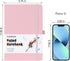 Lined Journal Notebook, Hardcover, 216 Pages, A5 College Ruled, 100gsm Thick Paper, Pen Loop, Inner Pocket, Pink