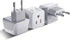 Ceptics European Travel Plug Adapter, Ultra Compact Charger for USA to Type C Countries such as Italy, White