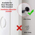 Door Stopper (2 Pack), No Drilling 4 Inch Heavy Duty Rubber Doorstop with Adhesive Tape for Wall Protection