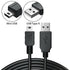 NTQinParts P-208II USB Data Sync Transfer Power Charging Cable Cord for Canon imageFORMULA Scan-Tini Handheld Personal