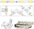 LightingWill 2 Pin LED Strip Light Connector Kit, 10mm Solderless Adapter Connectors, LED Strip Accessories Set for 10mm Wide 5050 5630 Single Color Flex LED Strips, 24 Pack by LightingWill