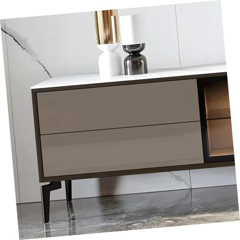 4pcs 14.5cm Metal Furniture Legs Gold Cabinet Sofa Legs Heavy Duty Replacement Round Base for Tv Stand Coffee Table