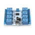 8CH 12V USB Relay Module Controller FTDI chip Type B USB Relay Board for Automation Robotics