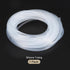 Clear Silicone Tubing 5m(16ft) 1mm(0.04") ID x 2mm(0.08") OD, Pure Industrial Plastic Hoses for Pump Siphoning