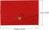 PATIKIL Mini Envelopes, 12 Pack Small Gift Card Holders Retro Gold Heart Business Invitation Envelopes for Wedding Birthday, Red by PATIKIL