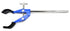 EISCO 2 Prong Burette Clamp on Stainless Steel Rod - Vinyl Coated, 4.25" Max Opening, 5.5" Rod