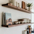 2 Inch 150 LB 3/4 Inch Floating Shelf Bracket Pair - Hidden Shelf Brackets, Weight Capacity, Supports Wall Mounted