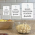 Medium Portrait Round Hand Sanitizer Station Sign for Hygiene