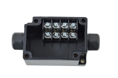 Electrical Junction Box, IP65 Outdoor Waterproof Cable Box, ABS Plastic, Black -70 * 50 * 36mm