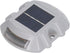 IP68, Solar Deck Light with Reflective Flashing, Waterproof Aluminum Alloy, Silver - Long Lasting Battery, Smart Sun