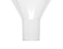 EISCO 6" Powder Funnel, Polypropylene Plastic, Resistant to Acids & Alkalis, for Laboratory Use