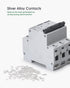 AC Miniature Circuit Breaker, 6 Amp 480V 3 Pole DIN Rail Mount Circuit Breaker, Thermal Magnetic Trip