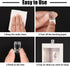 Self Adhesive Clips, 100PCS Plastic Tapestry Wall Hanging Clips for Office Home Decorations