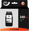 COCCINK 240XXL PG-240XL Black Ink Cartridge for Canon Pixma MG3520 MG3600 MG3120 (1 Black)