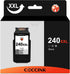 COCCINK 240XXL PG-240XL Black Ink Cartridge for Canon Pixma MG3520 MG3600 MG3120 (1 Black)