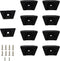 PIAOLGYI Shelf Bracket for IKEA Milsbo Indoor Greenhouse Cabinet,Accessories Compatible with IKEA