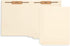 Blue Summit Supplies 100 Pack Manila Fastener File Folders, Reinforced Straight Cut End Tab Folders with 2 Fasteners,
