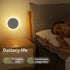 2000mAh Indoor Backlit Wall Sconce, Dusk to Dawn Motion Sensor Wireless Adjustable Brightness Rechargeable Night Light
