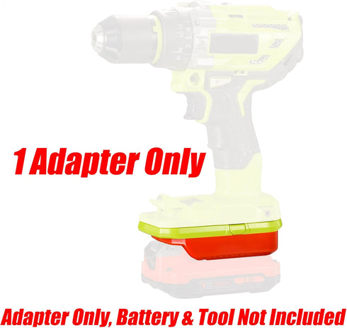 Adapter Upgrade for Ryobi 18v Tools - Compatible with Craftsman 20V V-20 Batteries for Power Supply