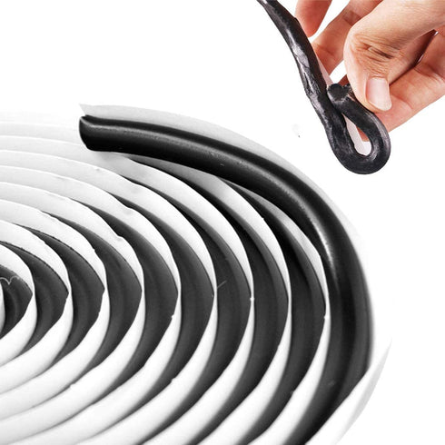 Butyl Sealant Tape 4M/13Ft Waterproof Butyl Rubber Sealant for Car Headlamps Window Door Windshield Butyl Tape Black