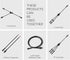BTF-LIGHTING 2 Pin Electrical Connector - 22AWG IP65 Male Female Extension Cable for LED Strip Lights