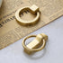 SANCHAKOU 2 Pack 41 41 20Mm Gold Dresser Knobs Chinese Style Drawer Wardrobe Bedside Cabinet Handle Cabinet Copper Shoe
