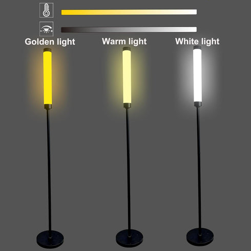 Lallomo Voice-Activated Led Floor Standing Tall Lamp Custom Color Temperature Pole for Adults and Kids Indoor Bedroom