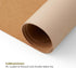 Desks(Apricot,23.6"x 13.8") Cork Desk Mat - Small Dual-Sided Desk Pad for Office and Home - Desk Organization