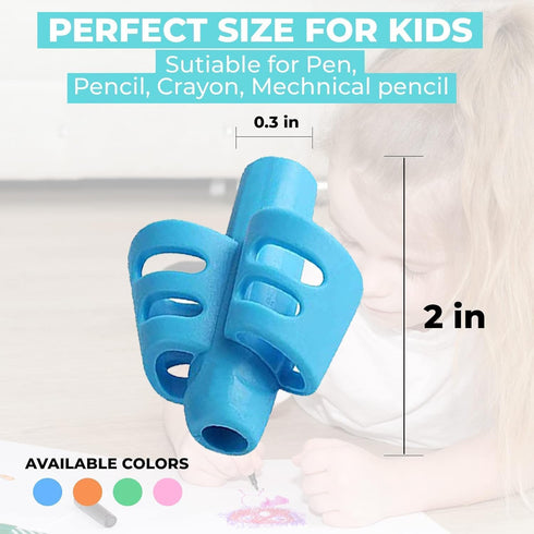 60 JustBlanks Pcs Pencil Grips for Kids Handwriting Pencil Holder for Kids Posture Correction Writing Training