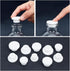 GORGECRAFT 20PCS White Rubber Bottle Stopper, Reusable Replacement Silicone Plug for 15mm to 20mm Bottles
