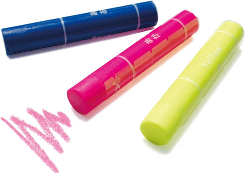 Kokuyo Fluorescent Crayons, 16 Colors KE-AC31