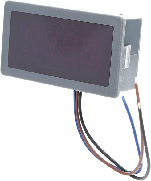 AC 110V-230V 4 Digital LED Tachometer RPM Speed Meter 40mA 10-9999 + Hall Proximity Switch Sensor NPN - Fafeicy