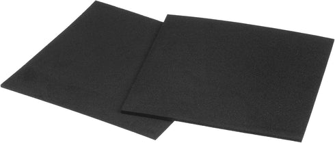 uxcell 20pcs Rubber Padding Sheets, 1/16 Inch Thick x 4 Inch Long Square Neoprene Foam Sheet, Anti-Skid Noise