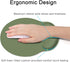 Britimes Green Mouse Pad, Ergonomic Mouse Pad with Wrist Support, Non-Slip Rubber Base for Home Office Gaming