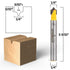 4 Set 1/4-Inch 13470q YONICO Groove Point Cutting Roundover Router Bit Bit Shank