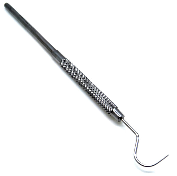 SUPERIOR INSTRUMENTS Explorer 23 Shepherds Hook Dental Probe Diagnostic Periodontal Examination Stainless Steel Instruments