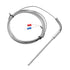 MECCANIXITY K Type Thermocouple Temperature Sensor Probe, 4x100mm 6.6ft Wire, Stainless Steel