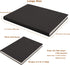 Large Blank Notebook Journal for Writing Drawing, Soft Faux Leather Cover, 100GSM Papers, 320 Pages, A4 8.4x11.4 inches Sketch Book (Black, Plain)