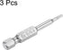 uxcell 5/64" Magnetic Hex Head Screwdriver Bit, 1/4" Hex Shank, 2" Length, S2 Steel, 3 Pcs
