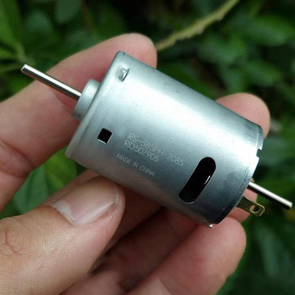 VekkEr dc Motor,Gear Motor,DC Motor Micro High Speed Motor,385-2085 Micro Double Shaft Motor,DC12V-24V