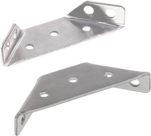 Beam,10 Pcs(30x69mm/1.18x2.72) Stainless Steel Corner Bracket,Angle Code Corner Braces Multi-Angle Joint Fastener,Shelf