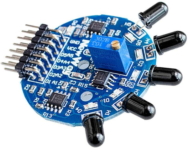 Gump's grocery 5 Way Flame Sensor Module Fire Extinguisher Robot Digital Analog Output