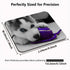 Siberian Husky Pup Playing with Purple Blue Ball Cute Large Mouse Pad Custom