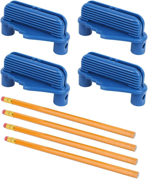 Jeanoko 4pcs Center Finder Tool, Practical Woodworking Center Line Scriber Gauge, Multifunctional Marking Tools