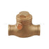 Everflow Supplies 210C012-NL 1/2" Lead-Free Brass Swing Check Valve with Solder Cups