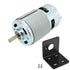 DC 775 Motor 12V-24V 6000-12000RPM, High Torque Low Noise Electric Motor with Bracket for Mini Angle Grinder, Drill